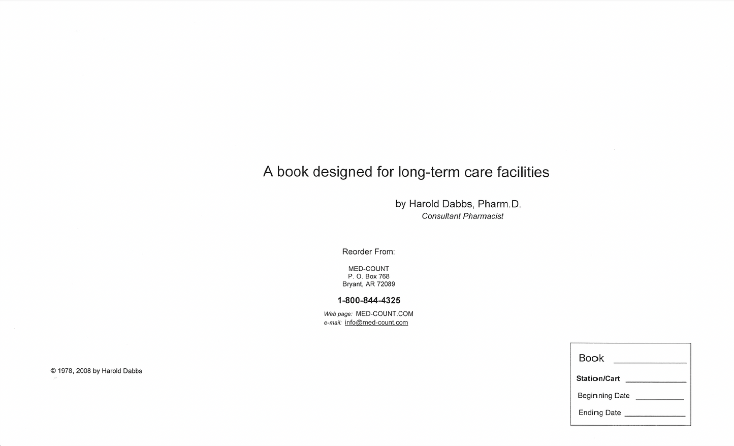 Med-Count Book
